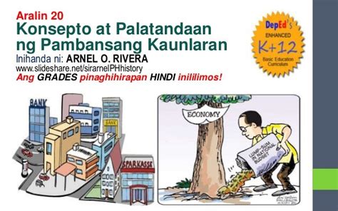 poster na nagpapakita ng pambansang kaunlaran|Aralin 20 konsepto at palatandaan ng pambansang kaunlaran.